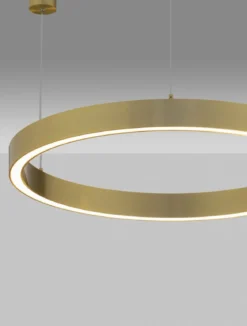 Nova Luce 9558605 STING LED Pendelleuchte 80cm 3000K Bronze dimmbar
