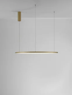 Nova Luce 9345606 TARQUIN LED Pendelleuchte 80cm 3000K Messing Gold