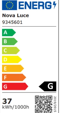 Nova Luce 9345601 TARQUIN LED Pendelleuchte 60cm 3000K Schwarz dimmbar