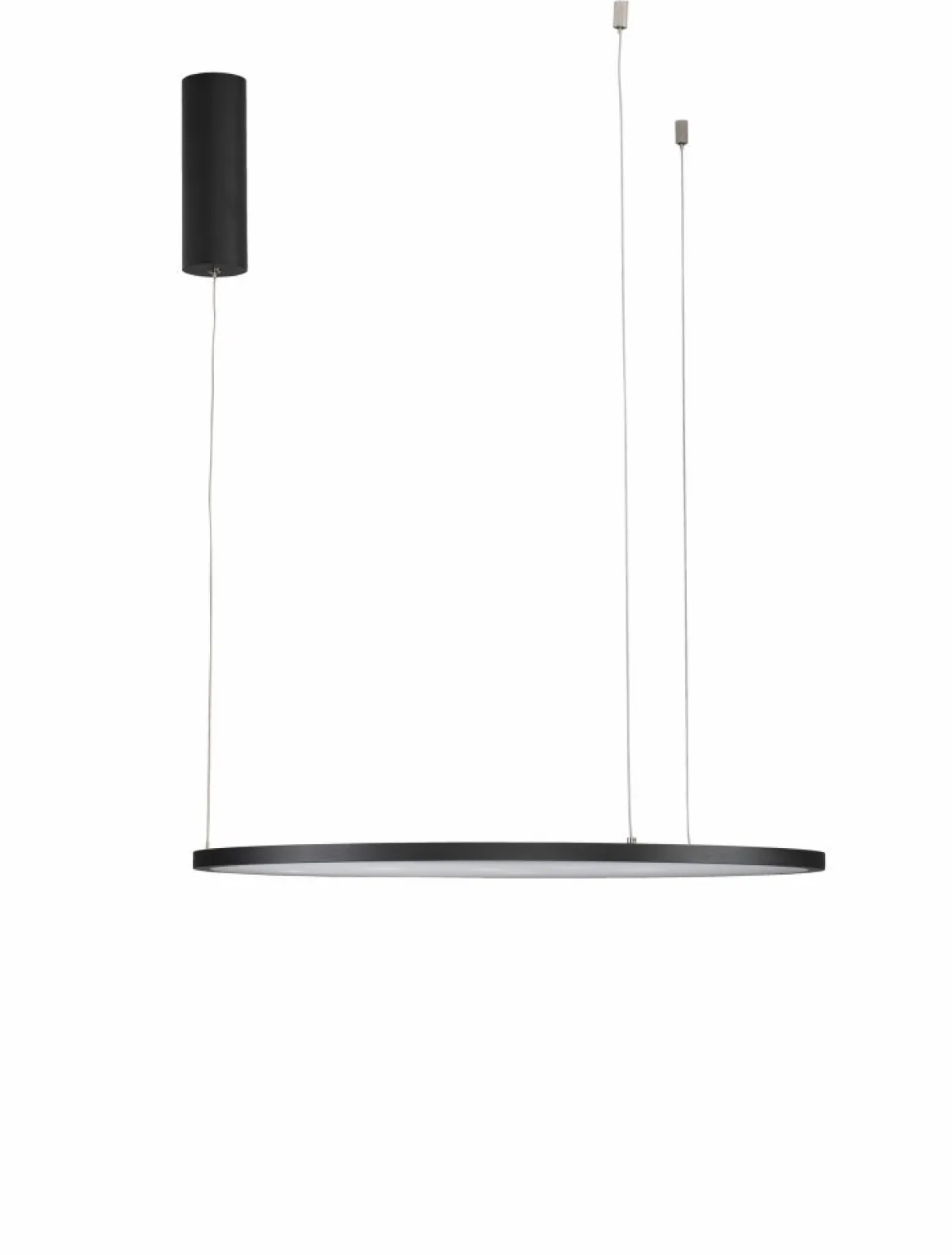 Nova Luce 9345601 TARQUIN LED Pendelleuchte 60cm 3000K Schwarz dimmbar
