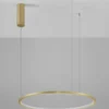 Nova Luce 9345602 TARQUIN LED Pendelleuchte 60cm 3000K Messing Gold dimmbar