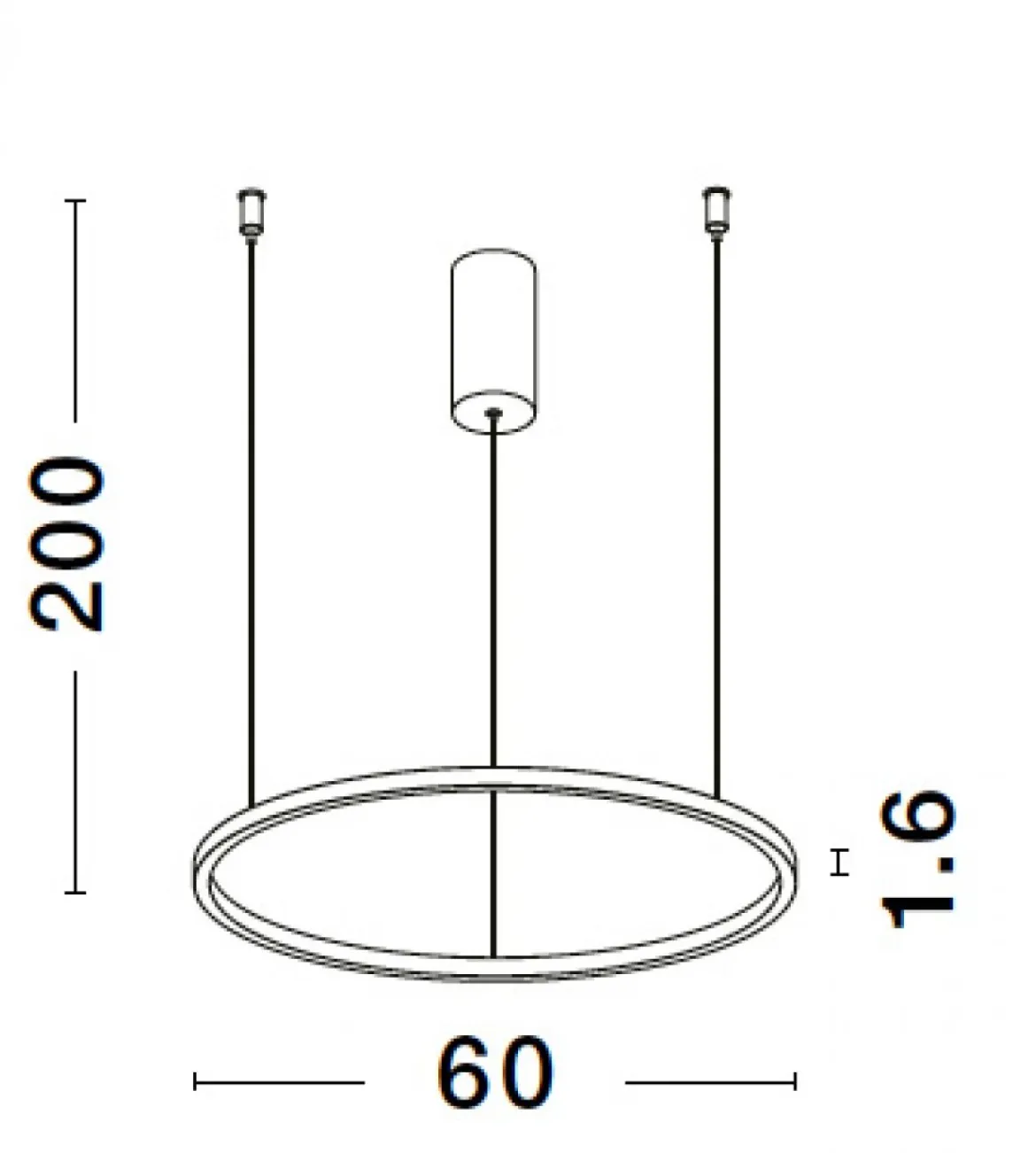 Nova Luce 9345602 TARQUIN LED Pendelleuchte 60cm 3000K Messing Gold dimmbar