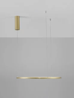 Nova Luce 9345602 TARQUIN LED Pendelleuchte 60cm 3000K Messing Gold dimmbar