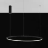 Nova Luce 9345605 TARQUIN LED Pendelleuchte 80cm 3000K Schwarz dimmbar