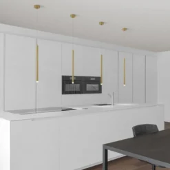 Nova Luce 9287918 TRIMLE LED Pendelleuchte 50cm 3000K Gold