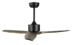 Nova Luce 5231301 VENTO LED Ventilator Schwarz Braun