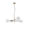Nova Luce 9143304 VITRA Pendelleuchte 4-flammig Gold Weiss Schwarz G9