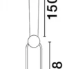 Nova Luce 9080132 WIRO LED Pendelleuchte 1-flammig 3000K Schwarz