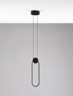 Nova Luce 9080132 WIRO LED Pendelleuchte 1-flammig 3000K Schwarz