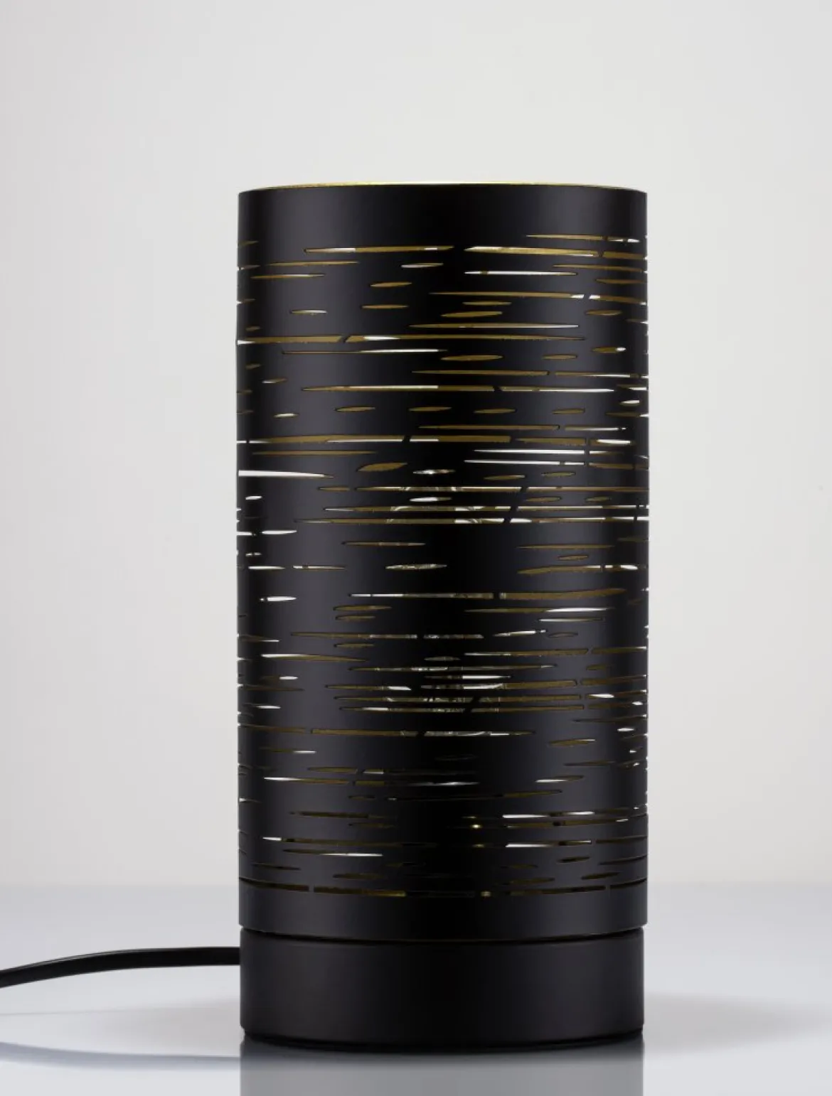 Nova Luce 9155902 ZANE Tischleuchte Schwarz Gold E14