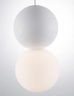 Nova Luce 9704192 ZERO Pendelleuchte 10cm Weiss G9