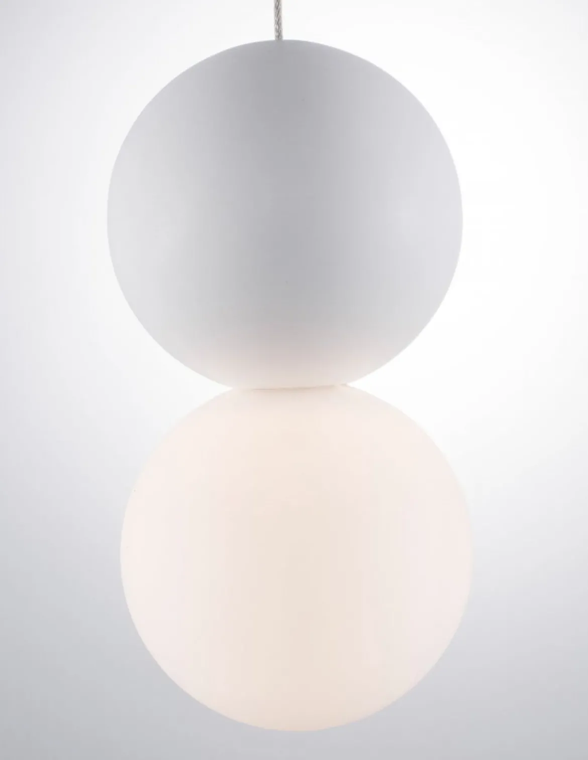 Nova Luce 9704192 ZERO Pendelleuchte 10cm Weiss G9