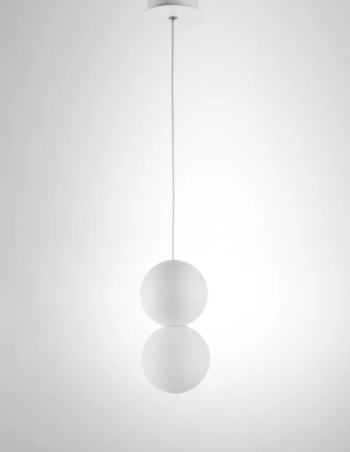 Nova Luce 9704192 ZERO Pendelleuchte 10cm Weiss G9