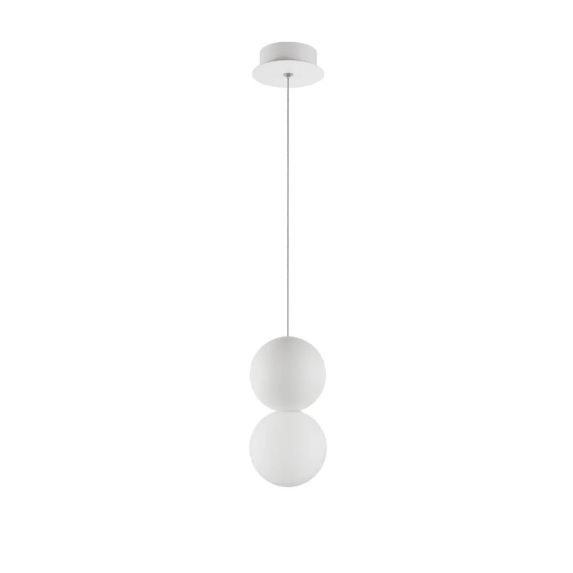 Nova Luce 9704192 ZERO Pendelleuchte 10cm Weiss G9