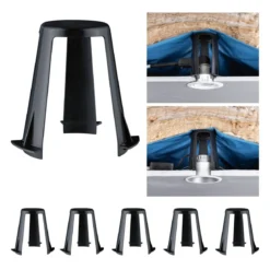 Paulmann 92400 Abstandshalter für Einbauleuchten 5er-Set 62-90 mm schwarz