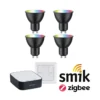 Paulmann 5191 Bundle Smart Home Zigbee LED Reflektor GU10 RGBW mit Gateway und Schalter