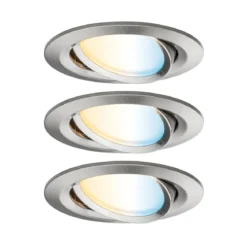Paulmann 5180 Bundle Zigbee smik Gateway LED Einbauleuchte Nova Plus Coin Basisset tunable white