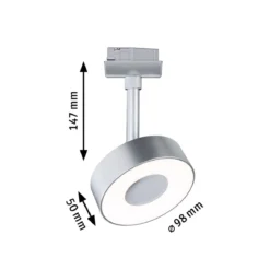 Paulmann Design URail 95593 LED Schienenspot 4000K dimmbar 230V chrom matt