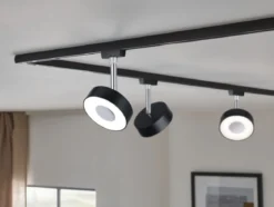 Paulmann Design URail 95595 LED Schienenspot Circle 4000K dimmbar 230V Schwarz