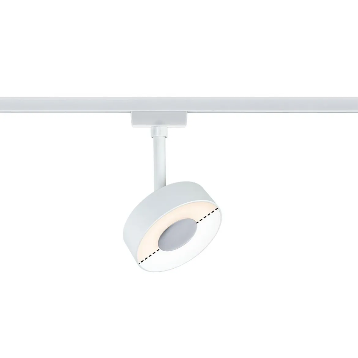 Paulmann Design URail 96544 LED Schienenspot Circle White Switch 230V Weiß