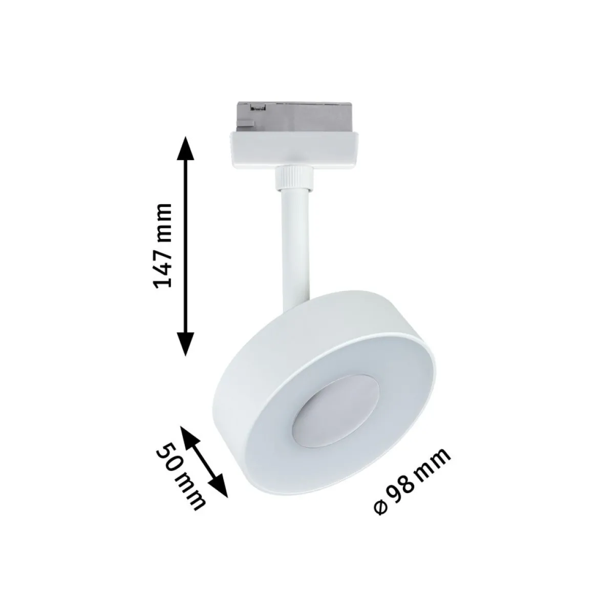 Paulmann Design URail 96544 LED Schienenspot Circle White Switch 230V Weiß