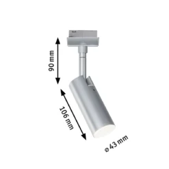 Paulmann Design URail No. 95506 URail LED Spot Tubo 1x 5W Chrom matt