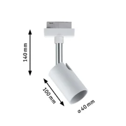 Paulmann Design URail No. 95330 URail Spot Pure I Weiß max. 10W GU10