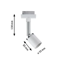 Paulmann Design URail No. 95333 URail Spot Pure II Weiß max. 10W GU10