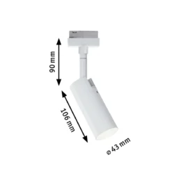 Paulmann Design URail No. 95507 URail LED Spot Tubo 1x 5W Weiß