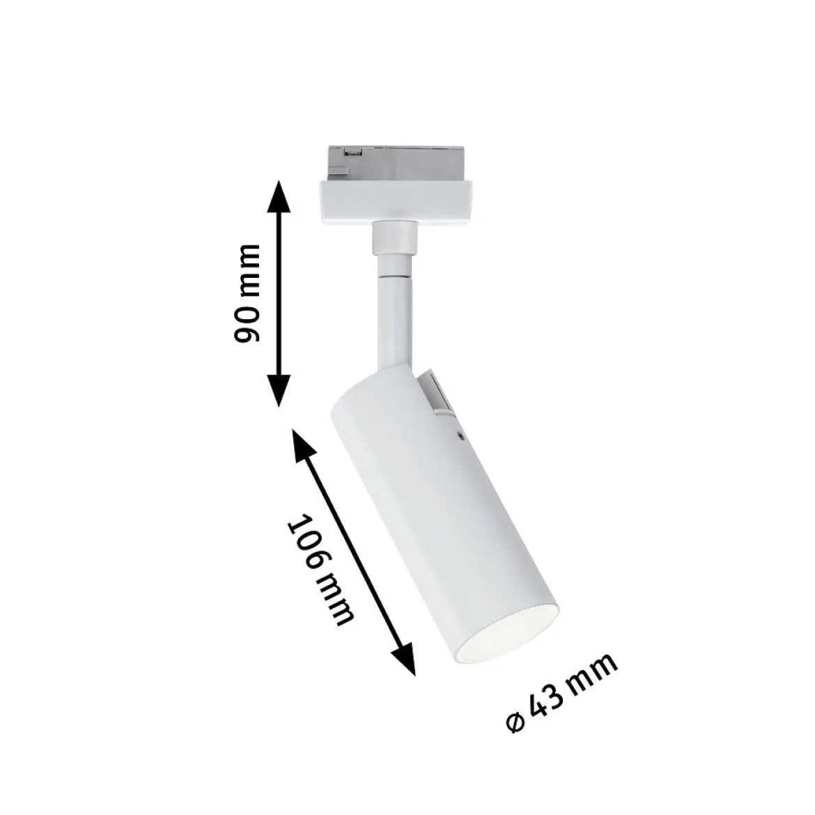Paulmann Design URail No. 95507 URail LED Spot Tubo 1x 5W Weiß