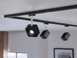 Paulmann Design URail No. 96941 URail LED-Spot Cube 8W Schwarz matt chrom 4000K
