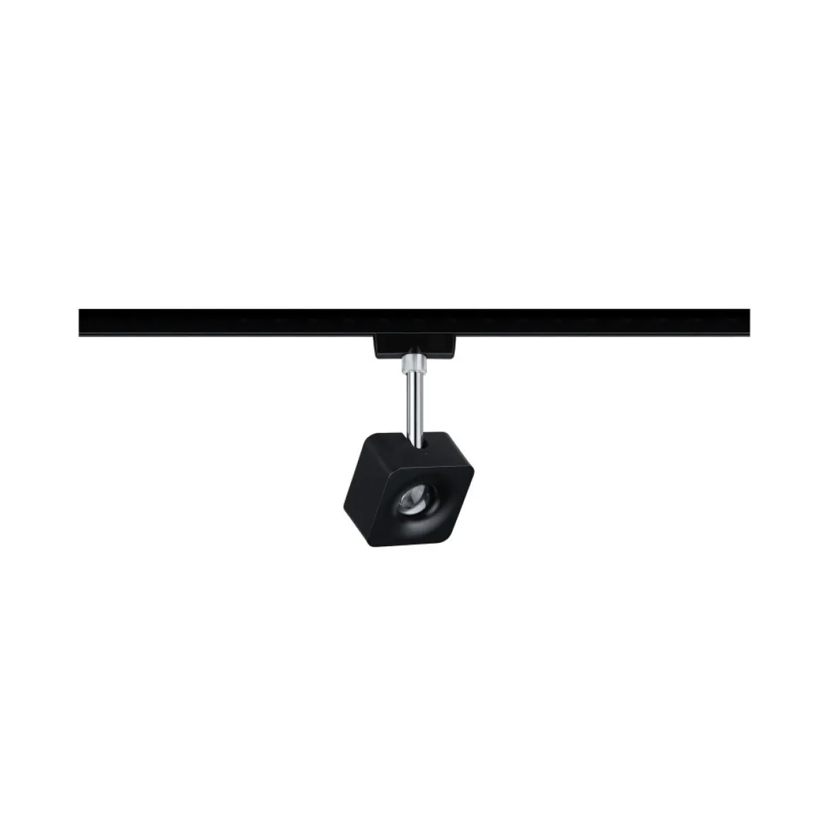 Paulmann Design URail No. 96941 URail LED-Spot Cube 8W Schwarz matt chrom 4000K
