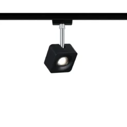 Paulmann Design URail No. 96941 URail LED-Spot Cube 8W Schwarz matt chrom 4000K