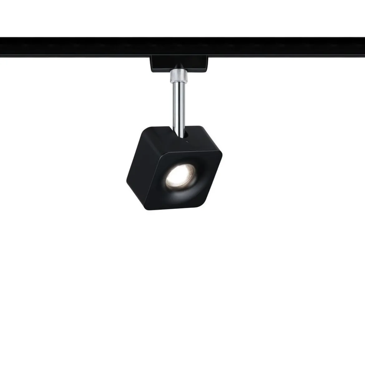 Paulmann Design URail No. 96941 URail LED-Spot Cube 8W Schwarz matt chrom 4000K