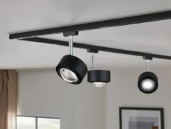 Paulmann Design URail No. 96927 URail LED-Spot Aldan 9W Schwarz matt chrom 2700K