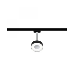 Paulmann Design URail No. 96939 URail LED-Spot Circle 5W Schwarz matt chrom 4000K