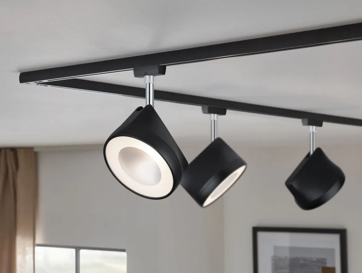 Paulmann Design URail No. 96924 URail LED-Spot Arena 14W Schwarz matt chrom