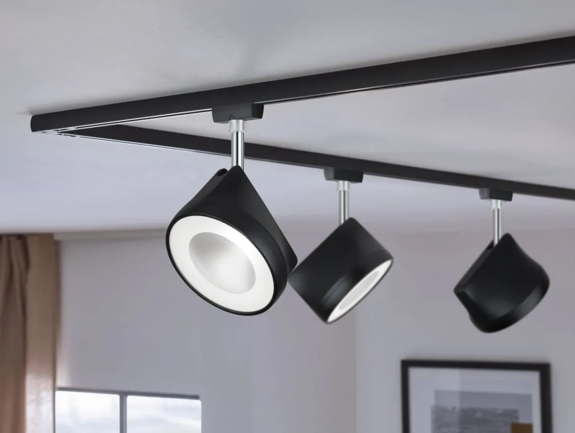 Paulmann Design URail No. 96942 URail LED-Spot Arena 14W Schwarz matt chrom 4000K