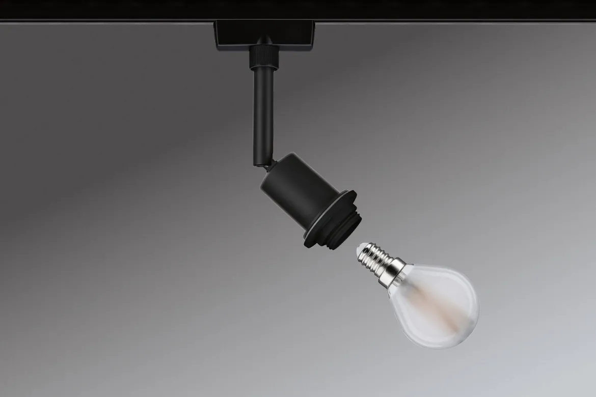 Paulmann Design URail No. 96913 URail DecoSystems Spot schwarz max.20W E14