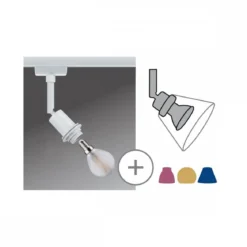 Paulmann Design URail No. 96970 URail DecoSystems Spot Weiß max.20W E14 ohne Leuchtmittel
