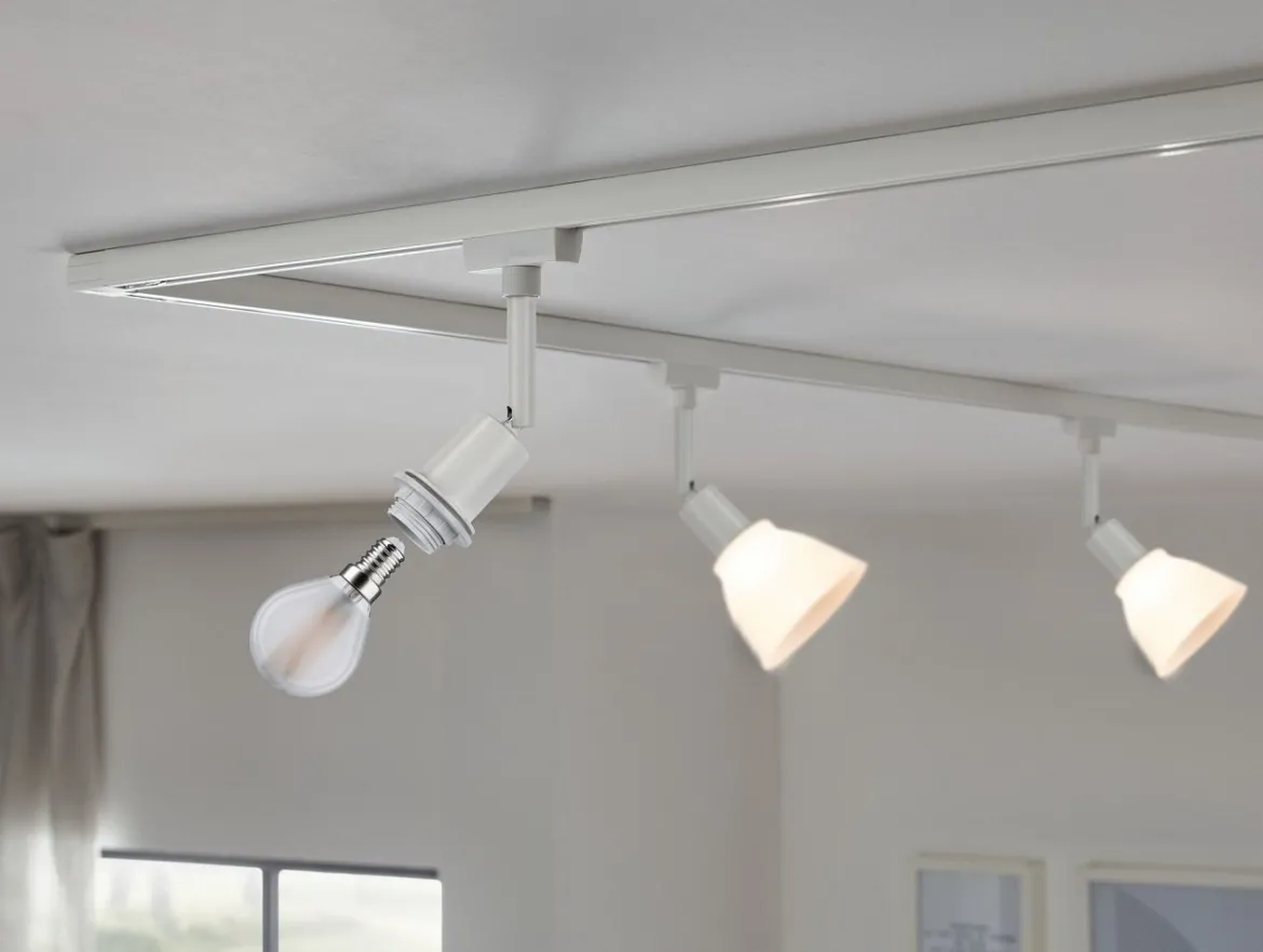 Paulmann Design URail No. 96970 URail DecoSystems Spot Weiß max.20W E14 ohne Leuchtmittel