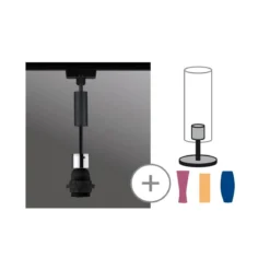 Paulmann Design URail No. 96919 URail DecoSystems Pendel schwarz max.20W E27