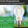 Paulmann 29253 Eco-Line Filament 230V LED Birne E27 1521lm 3000K 3-Step-Dim Klar