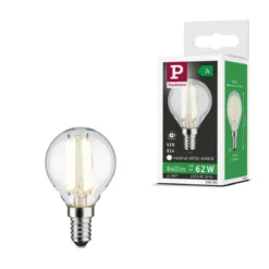 Paulmann 29204 Eco-Line Filament 230V LED Tropfen E14 840lm 4000K Klar
