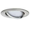 Paulmann 93877 Einbauleuchte LED Coin Slim IP23 rund Eisen 1er-Set dimmbar und schwenkbar