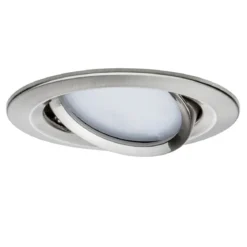 Paulmann 93877 Einbauleuchte LED Coin Slim IP23 rund Eisen 1er-Set dimmbar und schwenkbar
