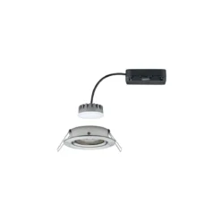 Paulmann 93877 Einbauleuchte LED Coin Slim IP23 rund Eisen 1er-Set dimmbar und schwenkbar