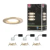 Paulmann 92405 Einbauleuchte LED Nova Coin 3er-Set starr 78mm gold IP44