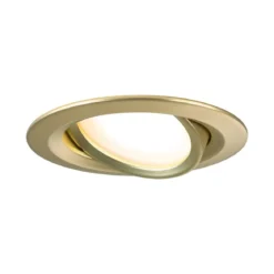 Paulmann 92404 Einbauleuchte LED Nova Coin 3er-Set schwenkbar 84mm gold