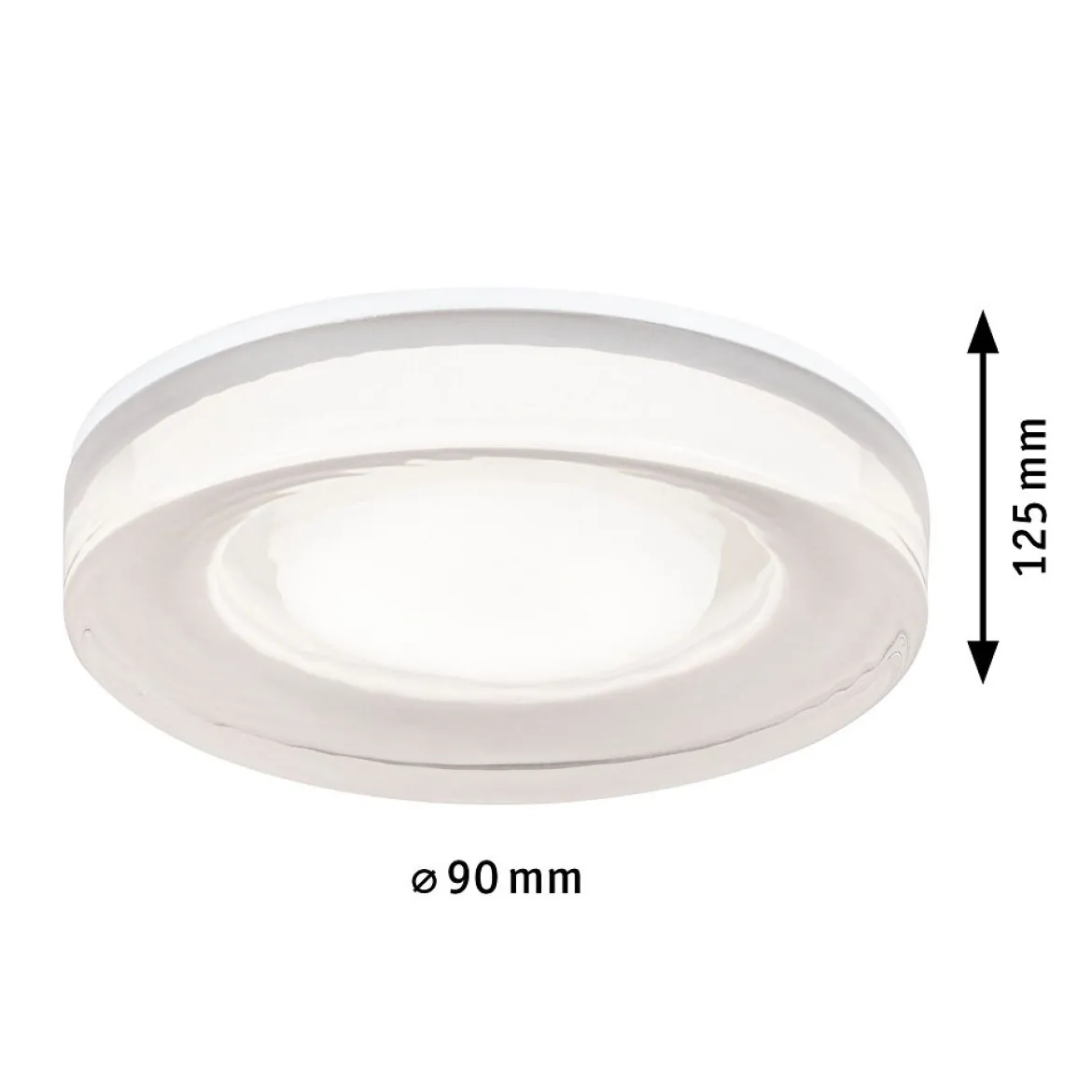 Paulmann 71079 Einbauleuchte Luena weiss IP65 GU10